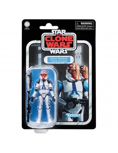12180-Figuras - Figura Star Wars: Clone Wars 332nd Ahsoka's Clone T. 10 cm-5010993992218
