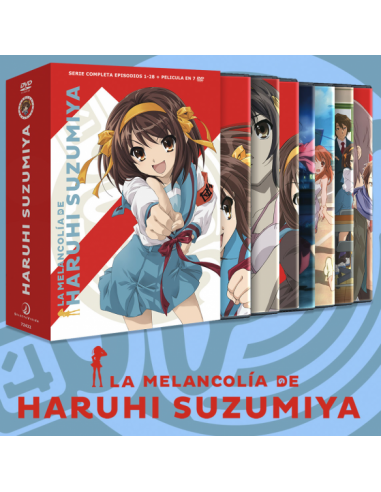 12205-Merchandising - La Melancolía de Haruhi Suzumiya DVD-8424365724326