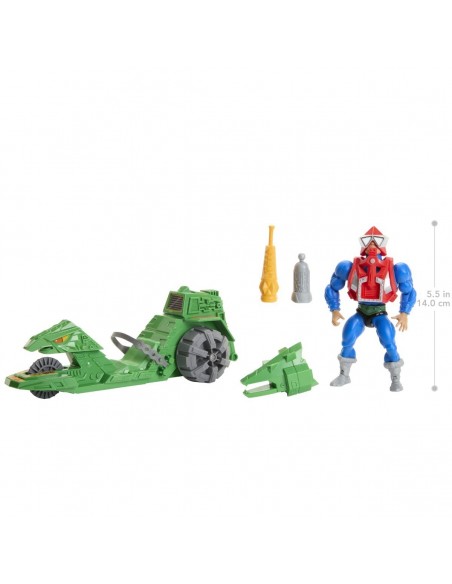 -12272-Figuras - F. Masters of Universe Vehiculo Mekaneck & Ground 14 cm-0194735104031
