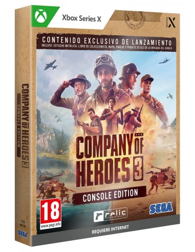 12214-Xbox Series X - Company of Heroes 3 Limited Edition Metal Case -5055277049745