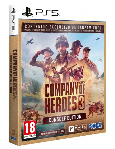 12217-PS5 - Company of Heroes 3 Limited Edition Metal Case-5055277049660