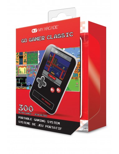 12442-Retro - Go Gamer Classic 308 Games Negra Roja 2,5 inch-0845620039098