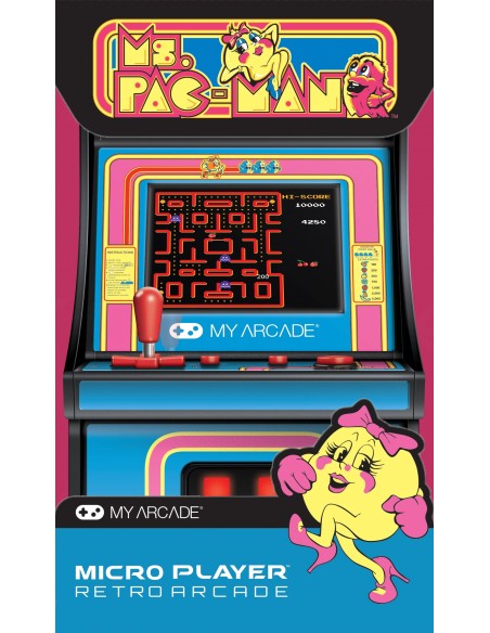 -3117-Retro - Micro Player Ms PacMan 6,75 inch-0845620032303