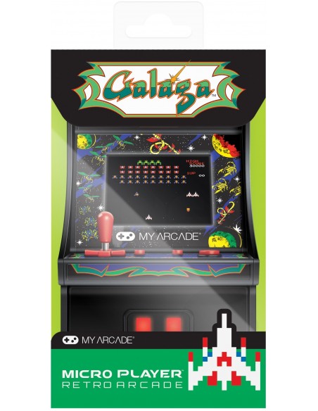 -1331-Retro - Micro Player Galaga 6,75 inch-0845620032228