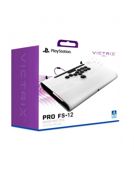 -11412-PS5 - Victrix Pro FS-12 Arcade Fight Stick Blanco Licenciado-0708056069971
