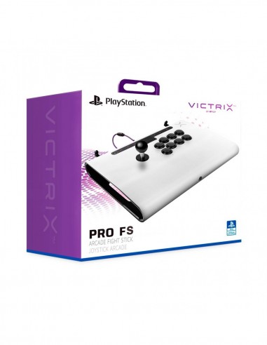 11413-PS5 - Victrix Pro FS Arcade Fight Stick Blanco Licenciado-0708056069940