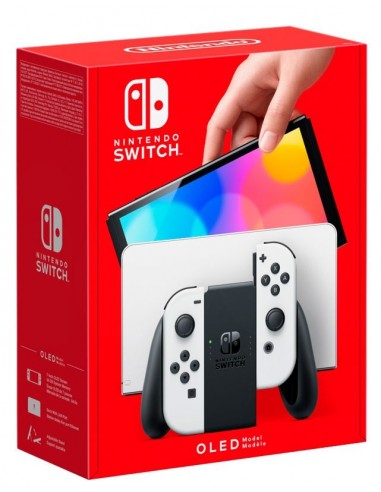 7033-Switch - Nintendo Switch (versión OLED) Blanca-0045496453435
