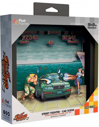 12705-Retro - Pixel Frames Street Fighter Car-0849172012790
