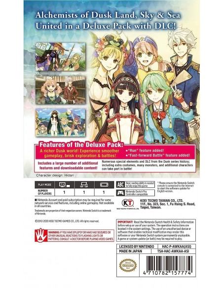 -12887-Switch - Atelier Dusk Trilogy Deluxe Pack - Import - Asia-4710782157774