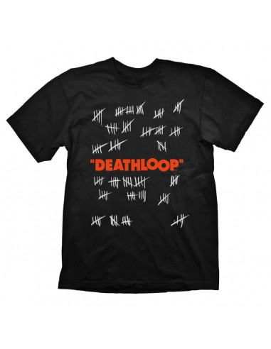 13152-Apparel - Camiseta Deathloop ""Counting the Days"" Negro XL-4020628672393