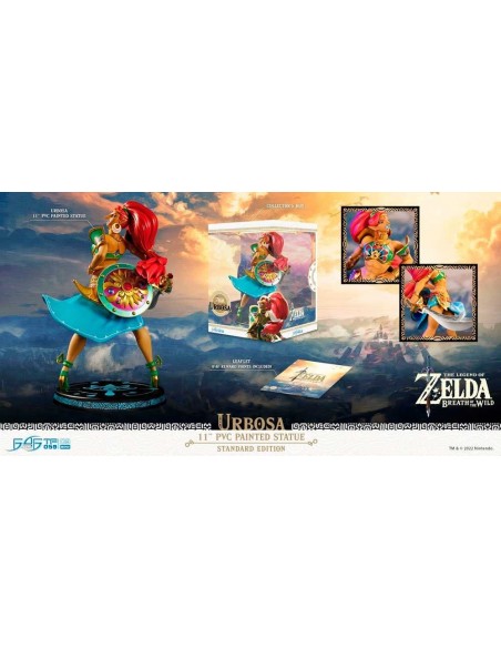 -13215-Figuras - Figura The Legend of Zelda BOTW Standard E. Urbosa 27 cm-5060316624296
