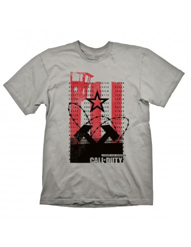 12955-Apparel - Camiseta Call of Duty: Cold War  ""Guard Tower"" Gris Claro L (Blister)-4020628704612