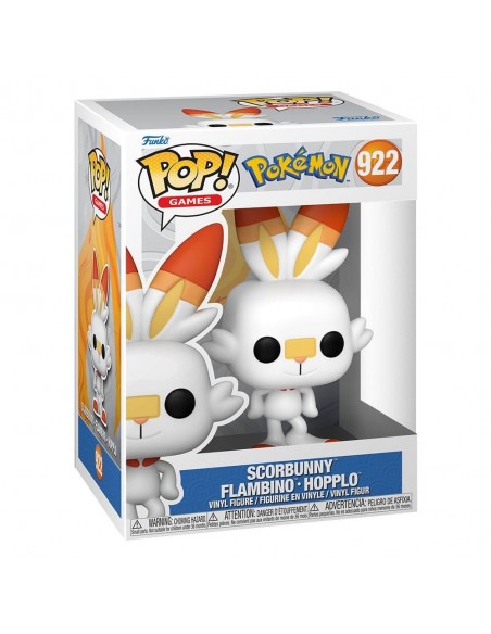 -13495-Figuras - Figura POP! Pokemon Scorbunny (EMEA) 9 cm-0889698690812