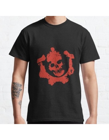 10160-Apparel - Camiseta Gears of War 5 ""Red Omen Skull"" S-8718526108699