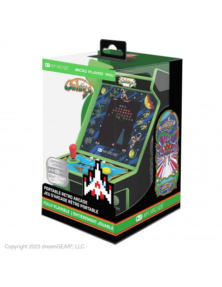-13714-Retro - Micro Player Galaga 2 Games 6,75 inch-0845620041954