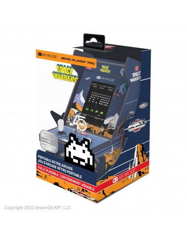 13730-Retro - Micro Player Space Invaders 6,75 inch-0845620070046
