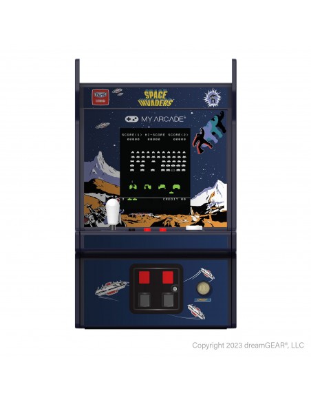 -13730-Retro - Micro Player Space Invaders 6,75 inch-0845620070046