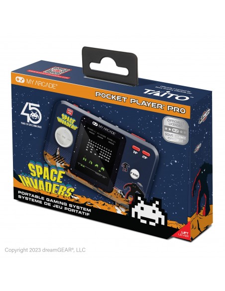 -13718-Retro - Pocket Player Space Invaders Portable-0845620070060