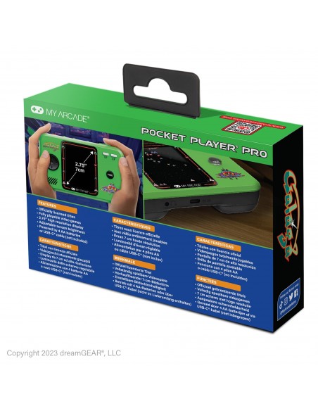 -13728-Retro - Pocket Player Galaga Portable-0845620041992