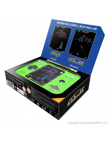 -13728-Retro - Pocket Player Galaga Portable-0845620041992