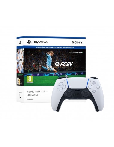PS5 - Mando DualSense White + EA Sport FC24 Digital