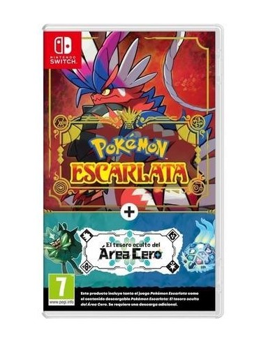 13883-Switch - Pokémon Escarlata + Pack de expansión "El tesoro oculto del Area Cero"-0045496511074