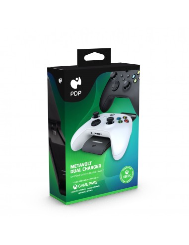 5012-Xbox Series X - Metavolt Cargador Dual Negro Licenciado-0708056067625