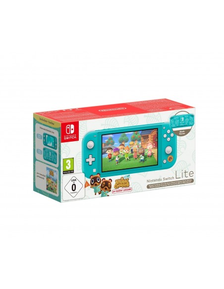 -13793-Switch - Nintendo Switch Consola Lite Turquesa + Animal Crossing New Horizons Edición Especial-0045496453732