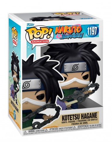 10880-Figuras - Figura POP! Naruto Shippuden Kotetsu Hagane with Weapon-0889698580076