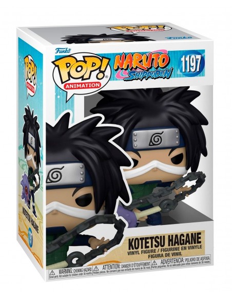 -10880-Figuras - Figura POP! Naruto Shippuden Kotetsu Hagane with Weapon-0889698580076