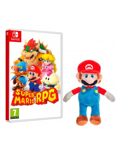 14033-Switch - Super Mario RPG + Peluche Super Mario 22 cm-9507629473464
