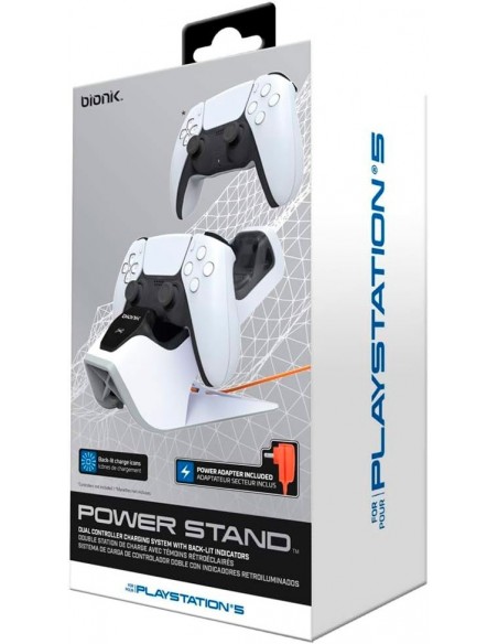 -7955-PS5 - Dual Power Stand para Mandos - Incluye USB cable-0845620090686