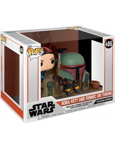 7579-Figuras - Figura POP! The Mandalorian Boba Fett & Fennec Shand 9cm-0889698583916