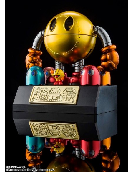-7759-Figuras - Figura Pac-Man Chogokin 10,5 cm-4573102615060