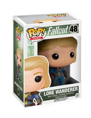 6705-Figuras - Figura POP! Fallout Lone Wanderer Chica-0849803058494