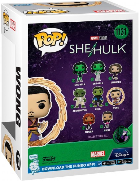 -10802-Figuras - Figura POP! Marvel She-Hulk Wong-0889698642019