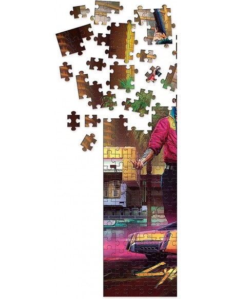 -6696-Merchandising - Kitsch Puzzle 1000 Piezas Cyberpunk 2077-0761568006391