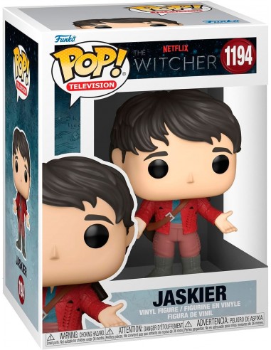 7705-Figuras - Figura POP! The Witcher Jaskier 9cm-0889698589093