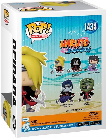 -14135-Figuras - Figura POP! Naruto - N° 1434 - Deidara-0889698720687