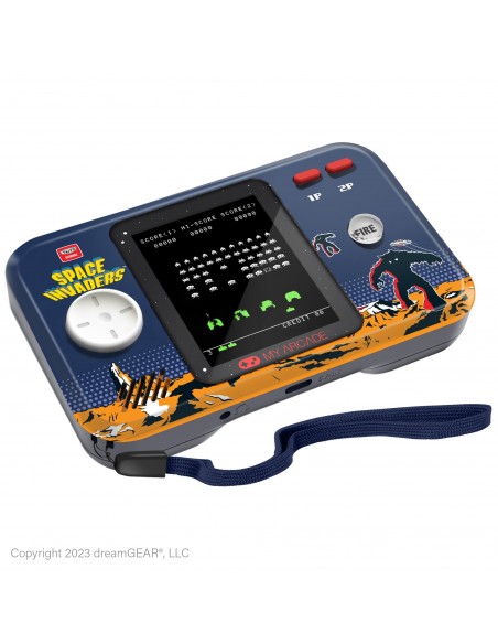 -13718-Retro - Pocket Player Space Invaders Portable-0845620070060