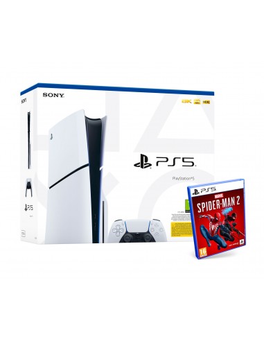 14216-PS5 - Consola PS5 Slim Chassis D  + Marvels Spider-Man 2-9507358795431