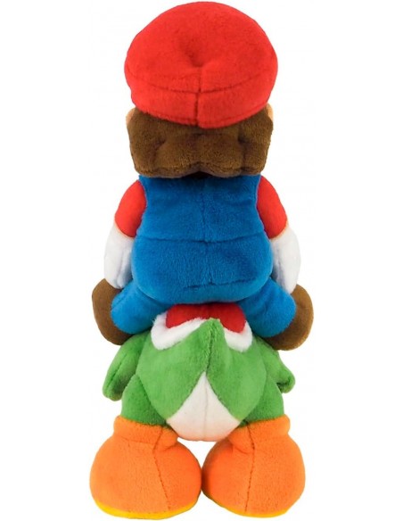-14376-Peluches - Peluche Super Mario - Pack Peluches 21 Cm Mario & Yoshi-3760259931186