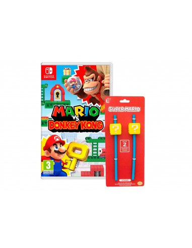 14480-Switch - Mario Vs Donkey Kong + Set Pajitas Super Mario-9508738685670