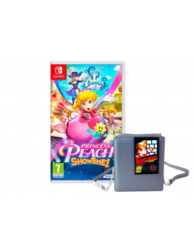 14479-Switch - Princess Peach: Showtime + Bolso Cartucho Super Mario NES-9501643624116