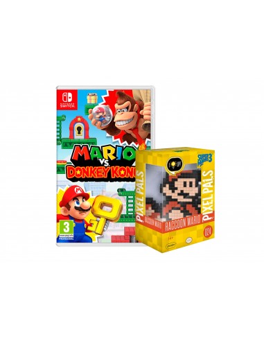 Switch - Mario Vs Donkey Kong + Pixel Pals Nintendo Raccoon Mario