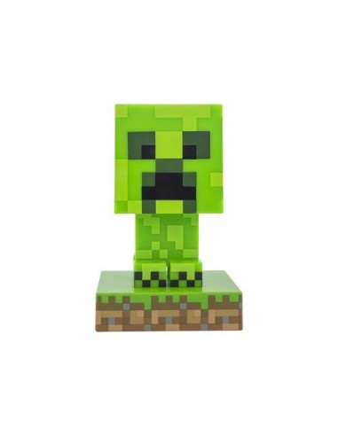 14603-Merchandising - Lampara Icon Minecraft Creeper 10 cm-5055964742270