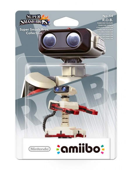 -240-Amiibos - Figura Amiibo Famicom R.O.B. (Serie SSB)-0045496353391