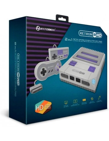 14786-Retro - Consola RetroN 2 AV Gaming - Grey-0810007710389