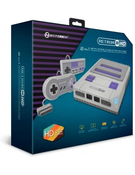 -14786-Retro - Consola RetroN 2 AV Gaming - Grey-0810007710389