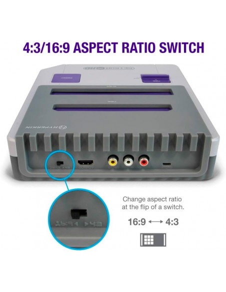 -14786-Retro - Consola RetroN 2 AV Gaming - Grey-0810007710389